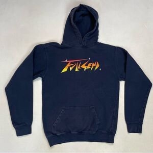 Full Send Nelk Boys Graphic Pullover Hoodie Men Small Blue